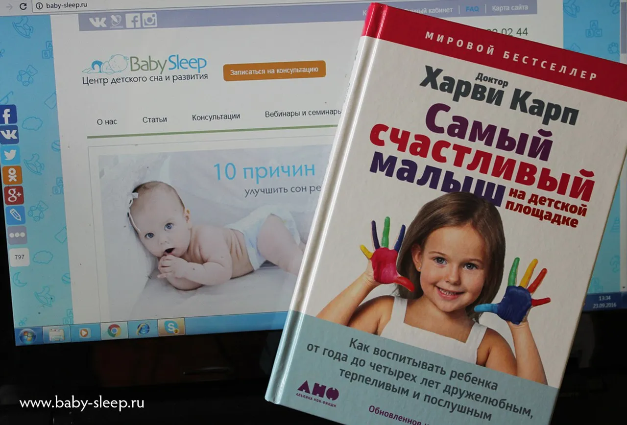 Рецензия BabySleep на книгу Харви Карпа «Самый счастливый малыш на детской площадке»